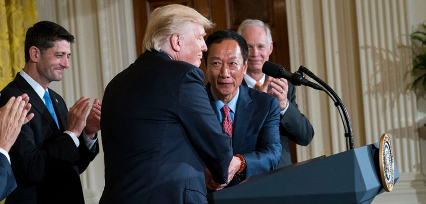 ryan trump foxconn ceo terry gou