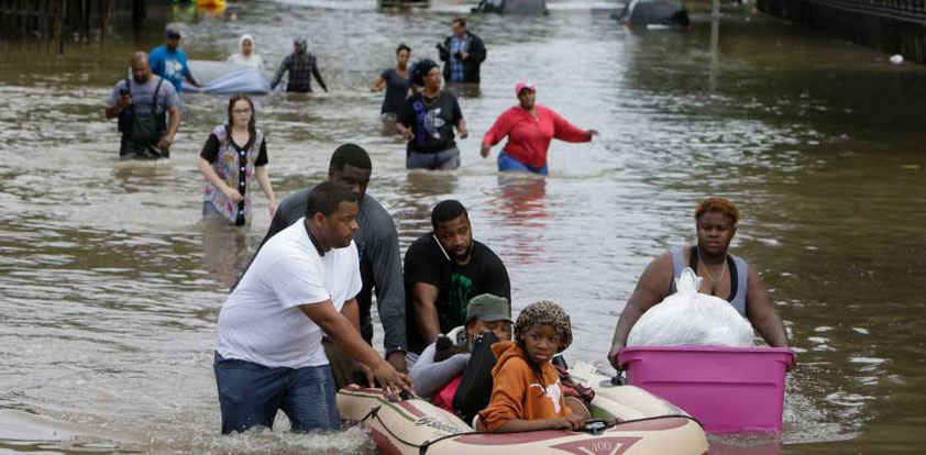 Flooded Houston