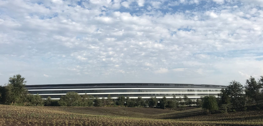 Apple spaceship from Inside Apple Park