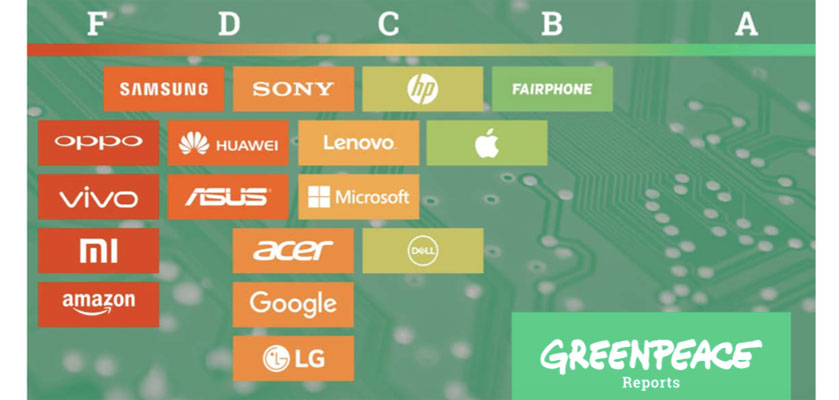 greenpeace report card