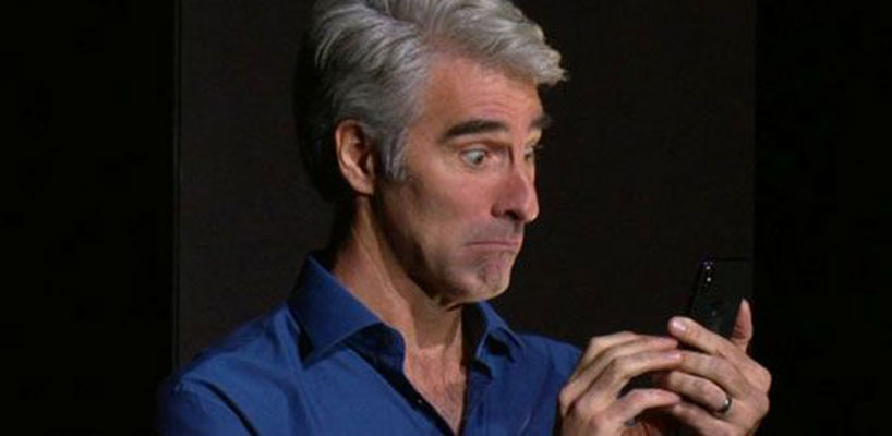 craig federighi face id slower