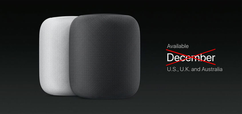 apple delays homepod