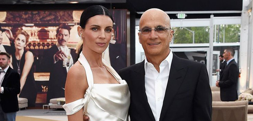 Liberty Ross and Jimmy Iovine at the Vanity Fair Oscar party