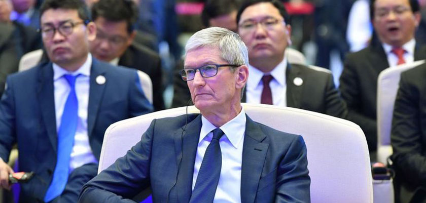 tim cook in china washington Post