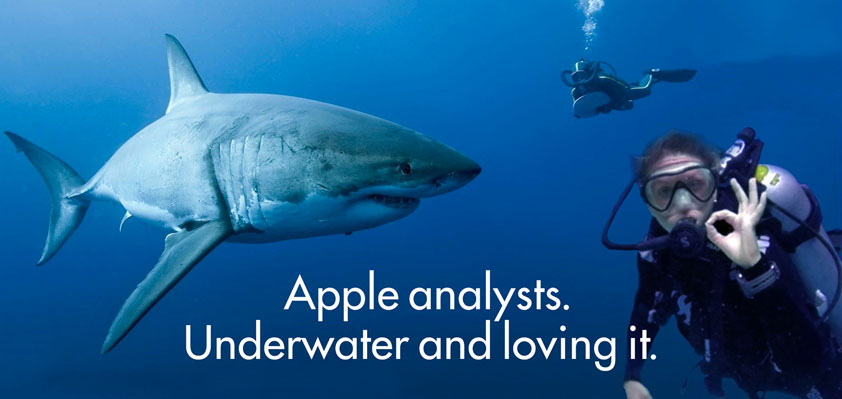 apple analysts underwater 171.18