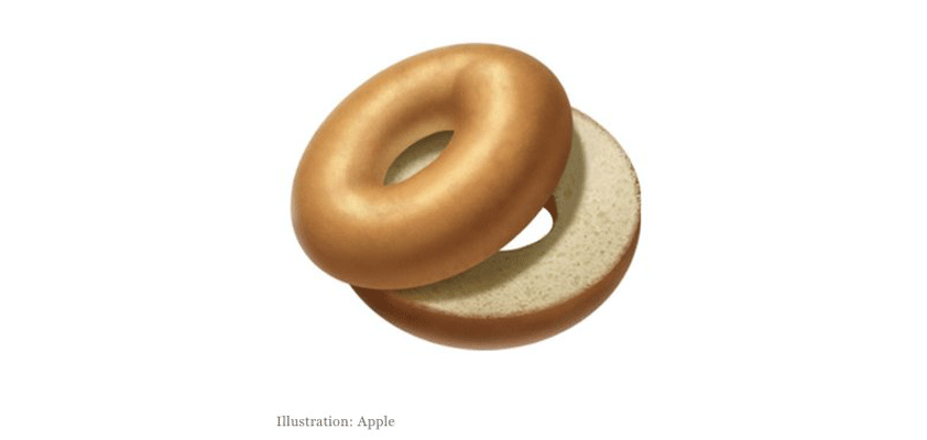 apple bagel