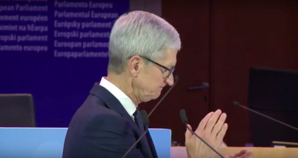 tim cook brussels