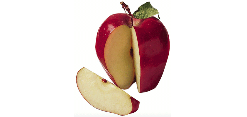 two whacks apple