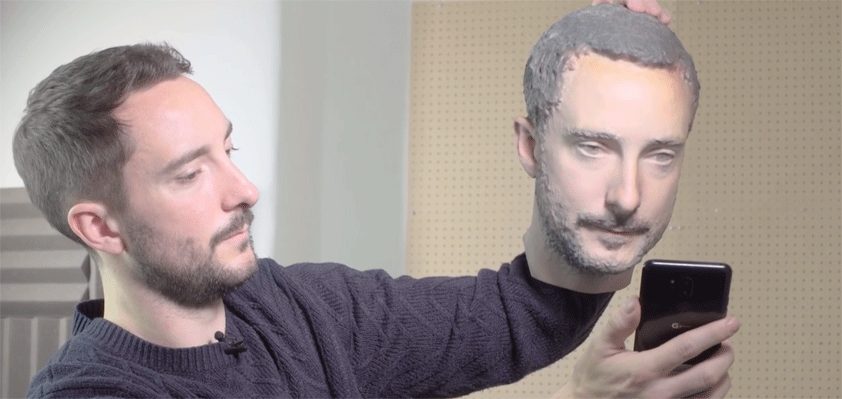 face ID fake head