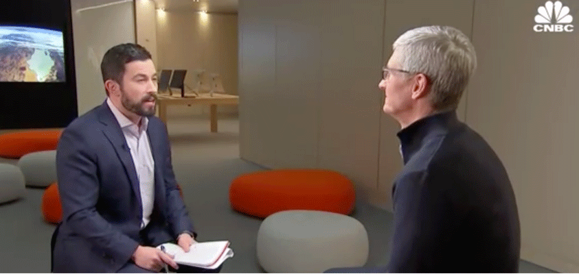 tim cook cnbc china