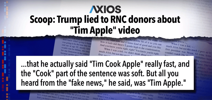 colbert trump tim apple