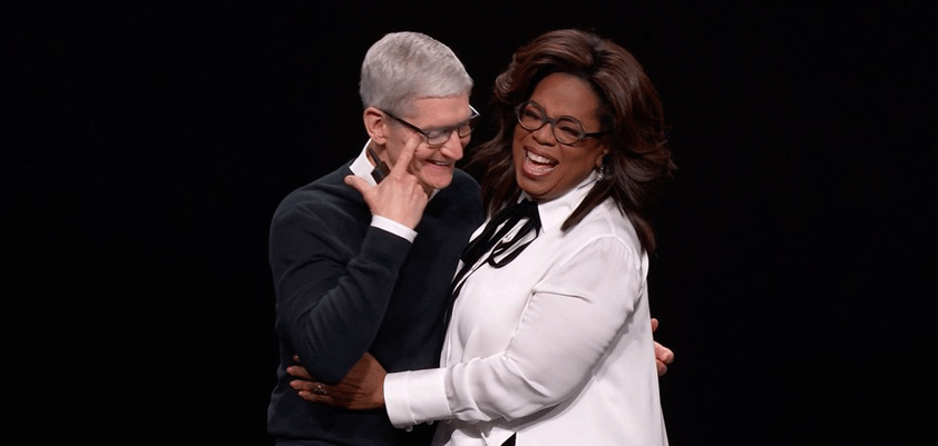 apple tv analysts saying cook and winfrey