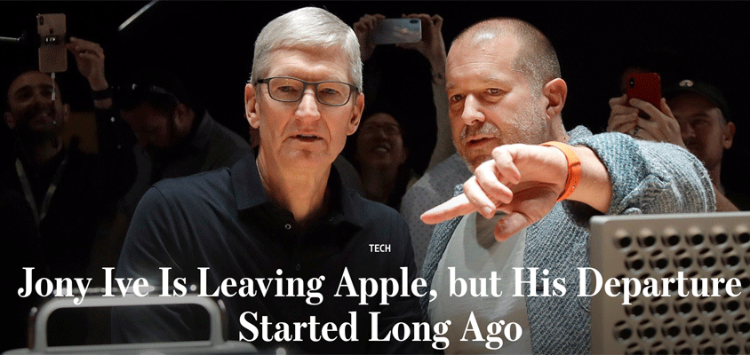 wsj how apple lost Jony Ive