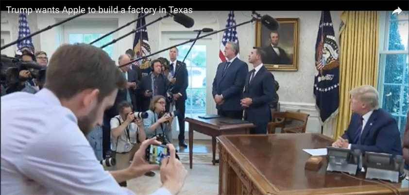 apple trump plant texas