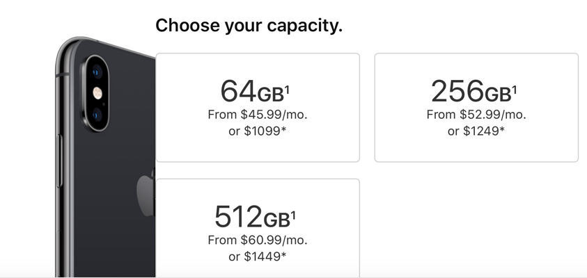 Bernstein Apple upselling storage