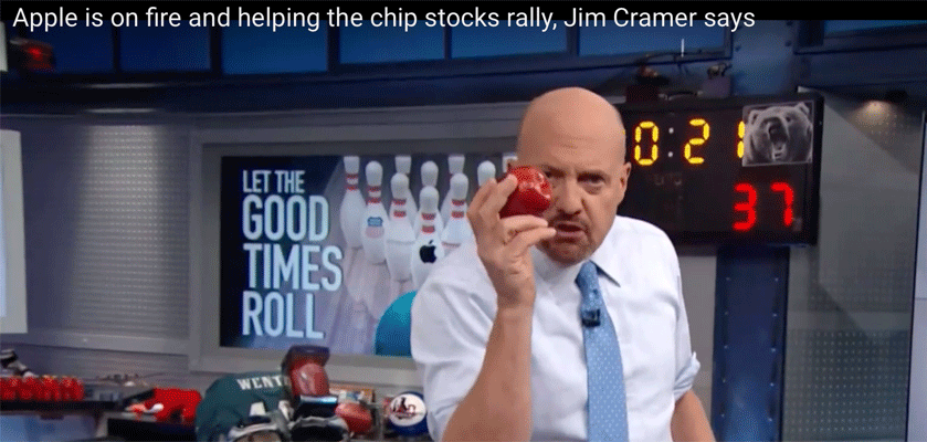 apple fire jim cramer