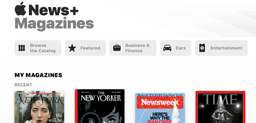 trouble apple news plus