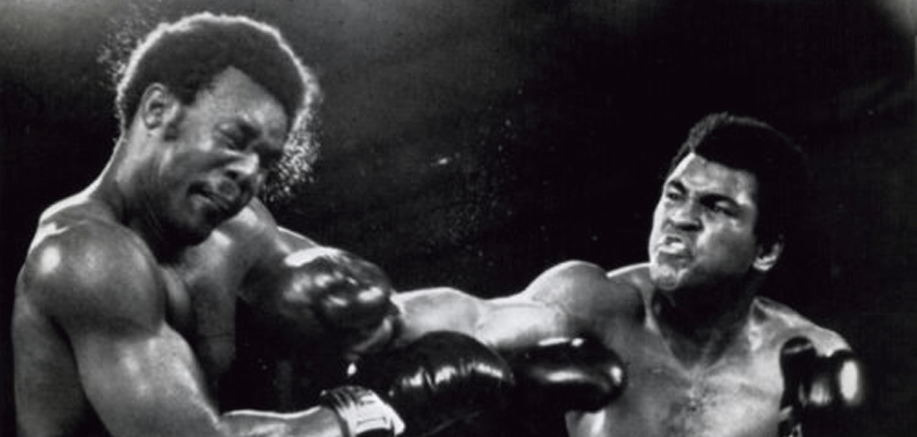 apple pummeled Ali frazier