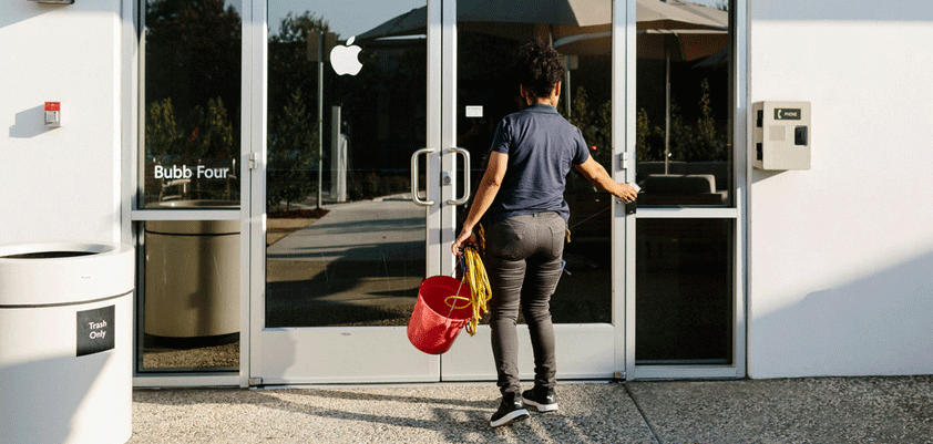 apple janitors coronavirus