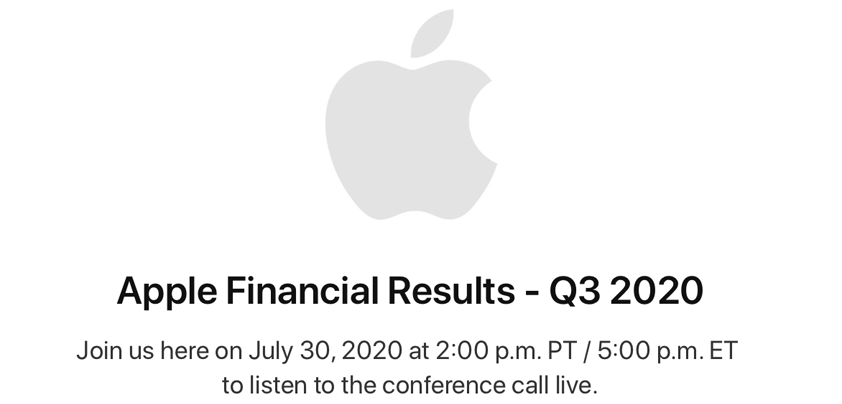 apple q3 2020 earnings