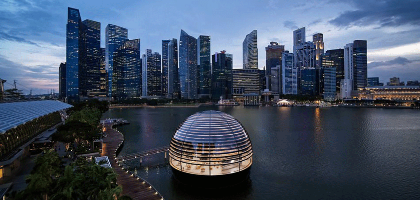 apple retail porn floating singapore