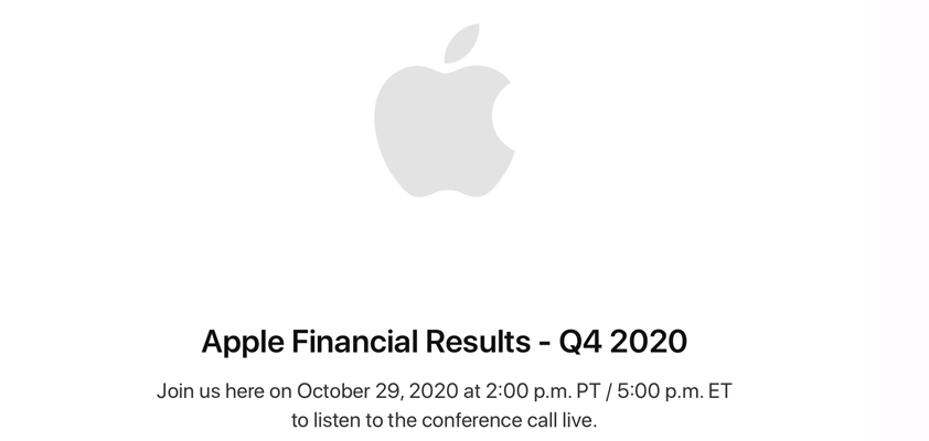 Apple earnings Q4 2020