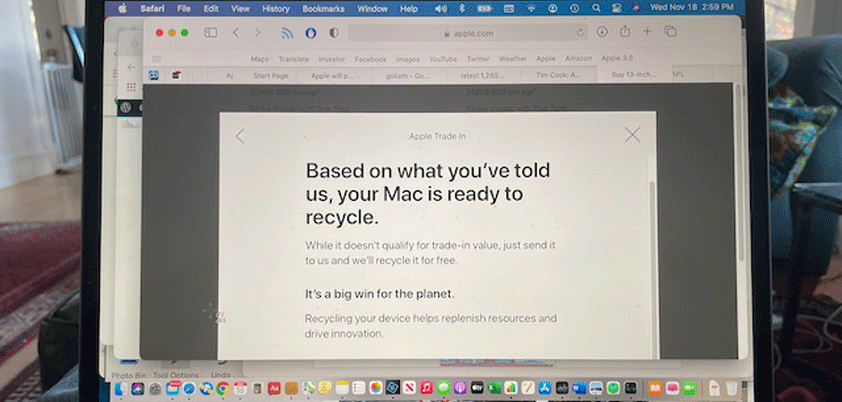 apple mac tradein broken