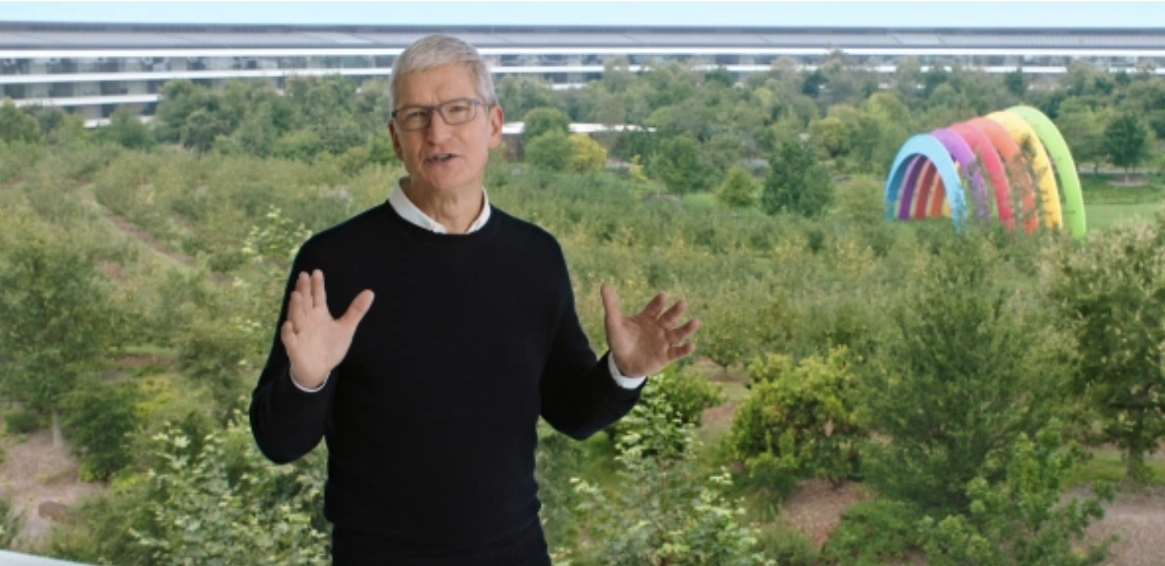 tim cook apple park meditation