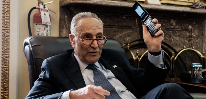 apple iphone schumer flip phone