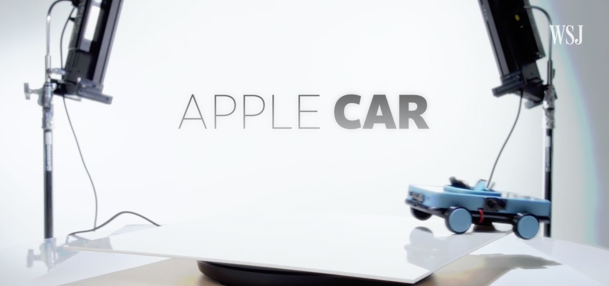 apple car wsj video