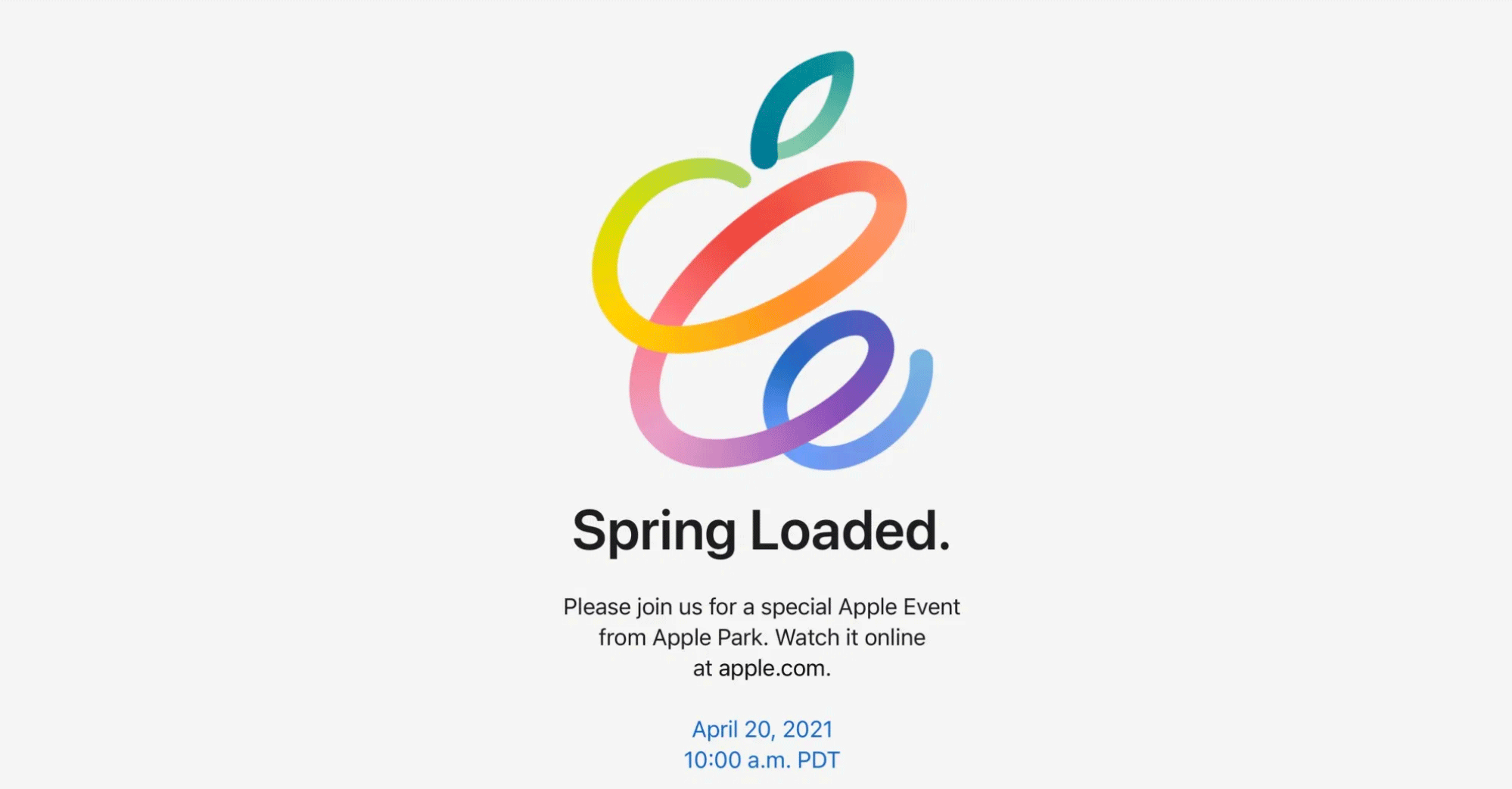 apple spring loaded event