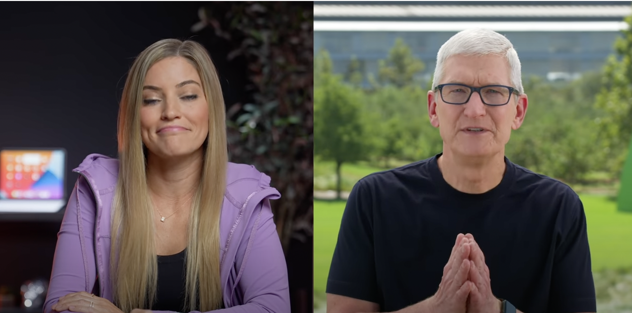 apple tim cook ijustine