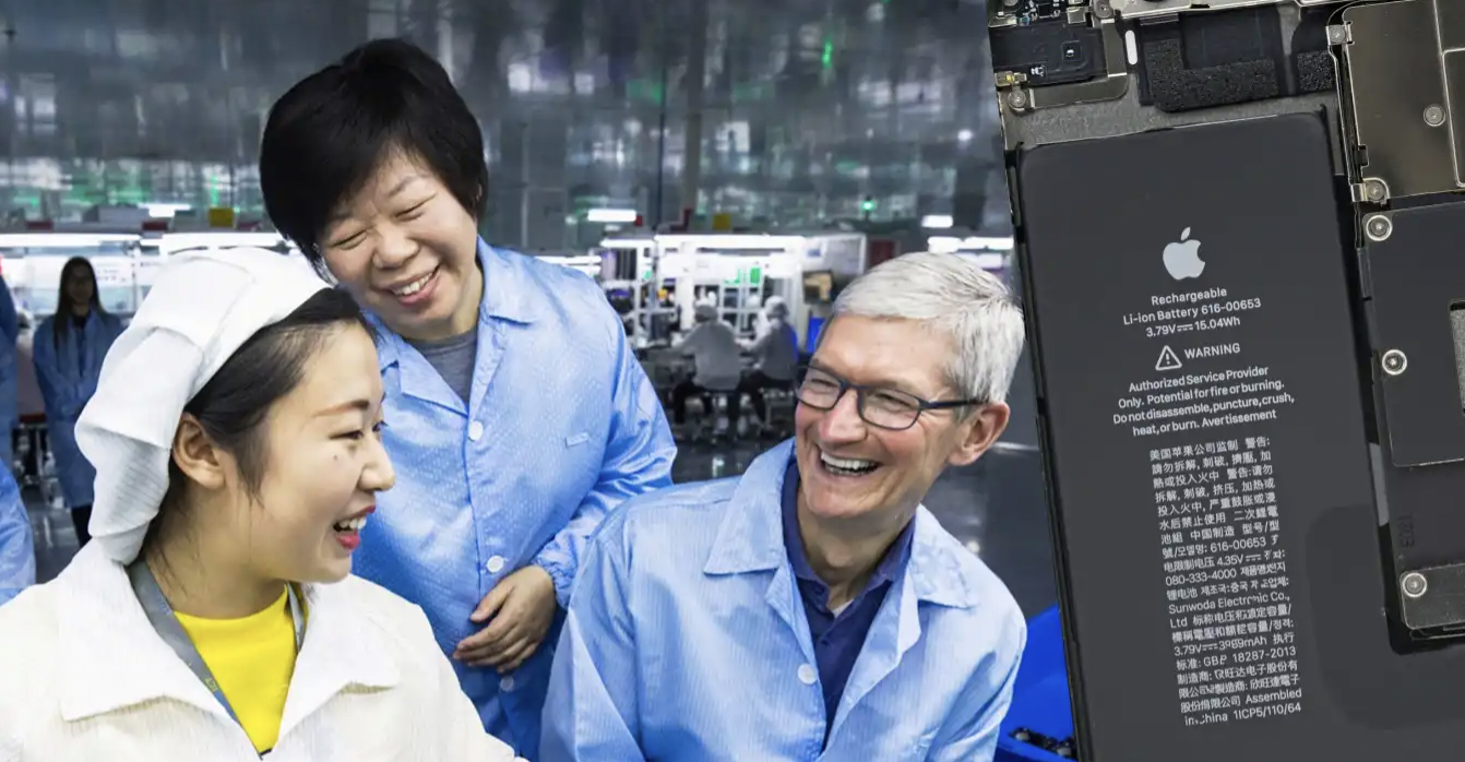 apple china luxshare puppet