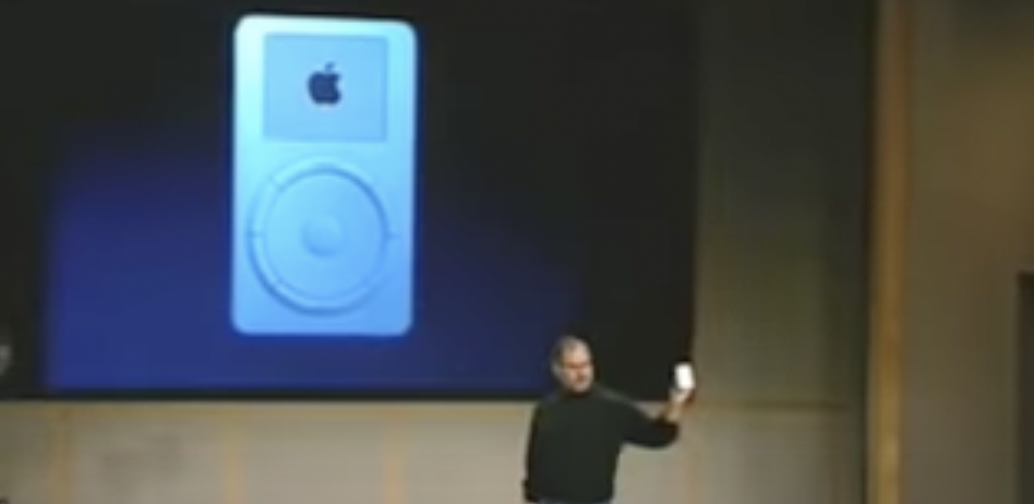 apple steve jobs unveils ipod