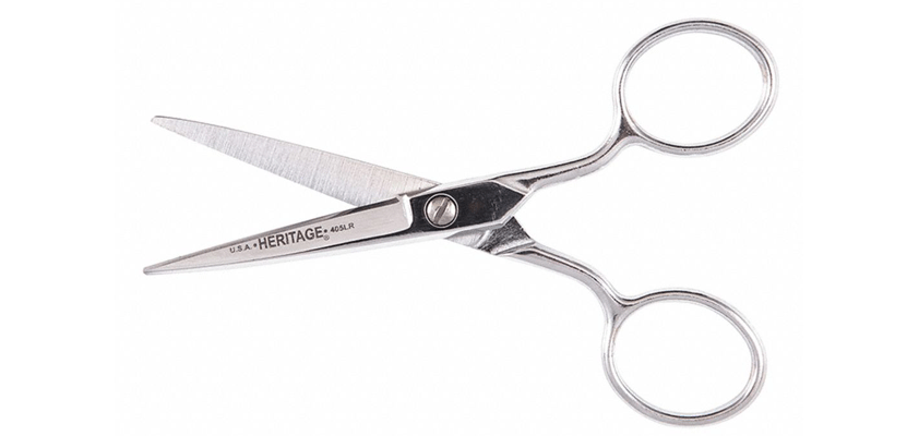 apple loop trimmed scissors