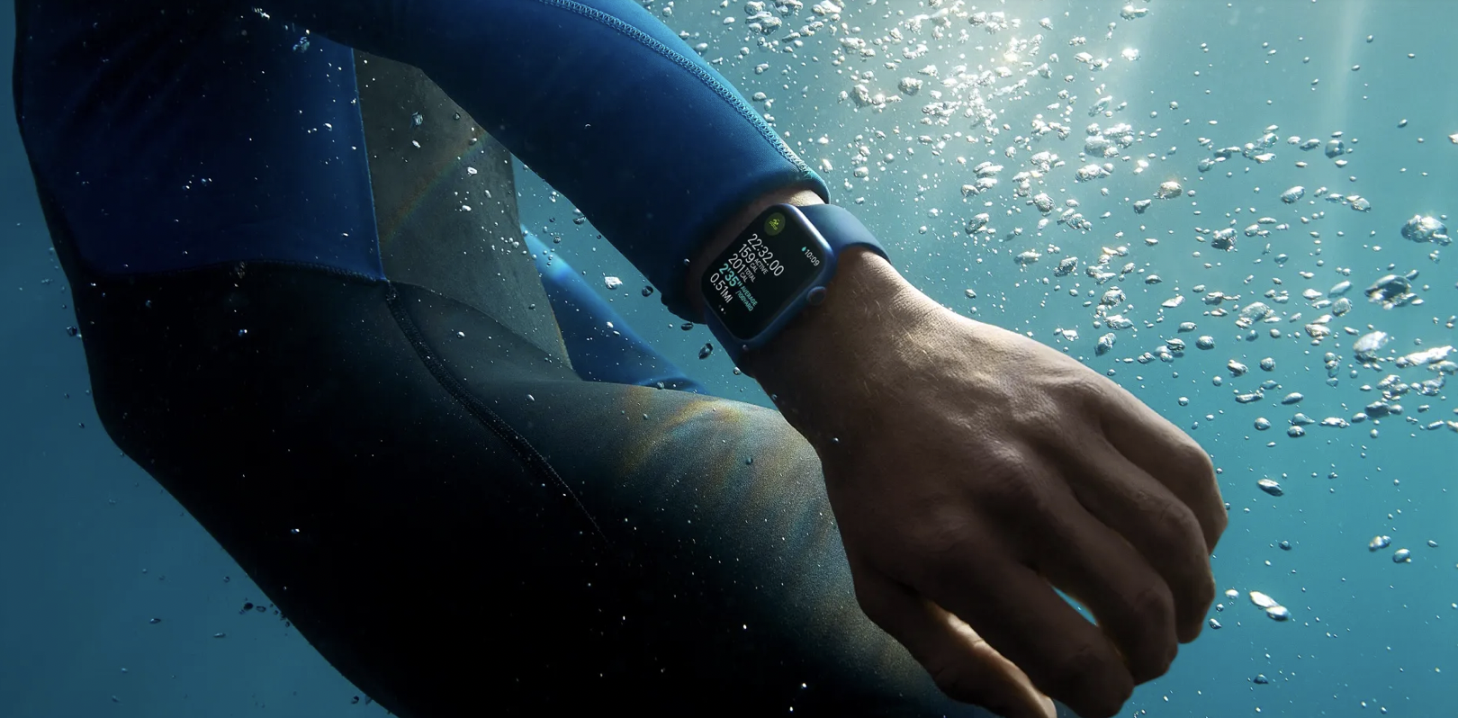 apple watch swimmer rocks