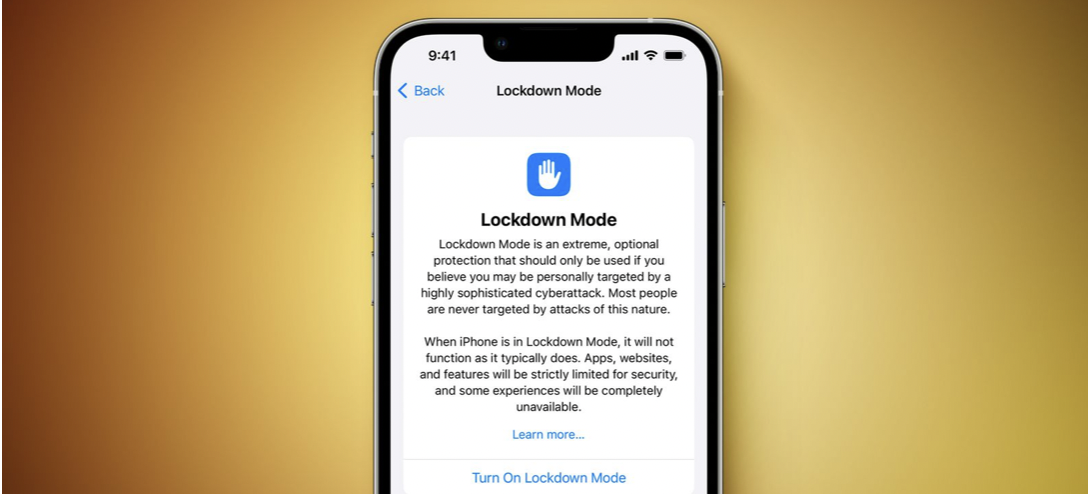 apple lockdown mode