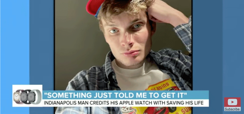 apple watch crash advertising