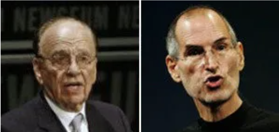 apple steve jobs rupert murdoch