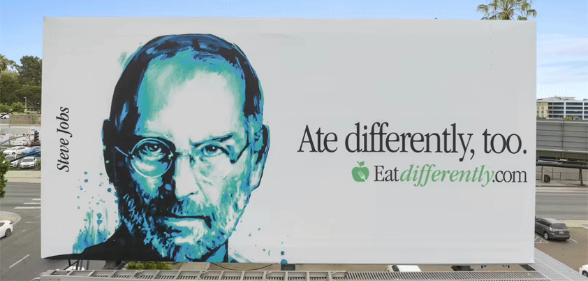 apple meat steve jobs