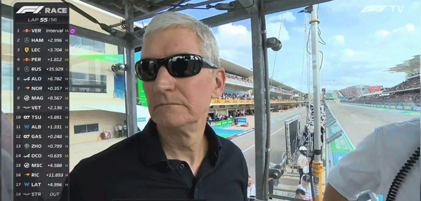 apple formula 1 racing