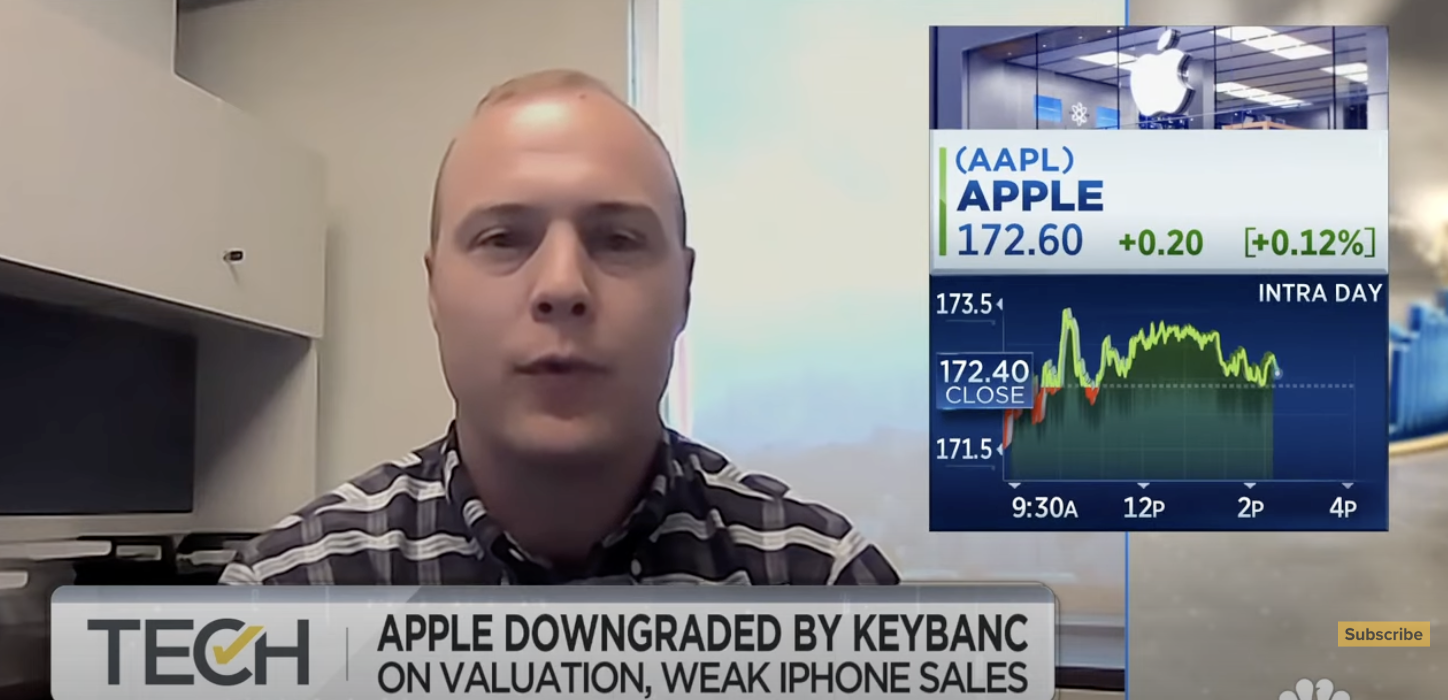 KeyBanc's Brandon Nispel offers four reasons for downgrading Apple ...