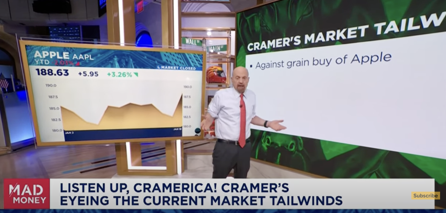 apple bofa upgrade cramer