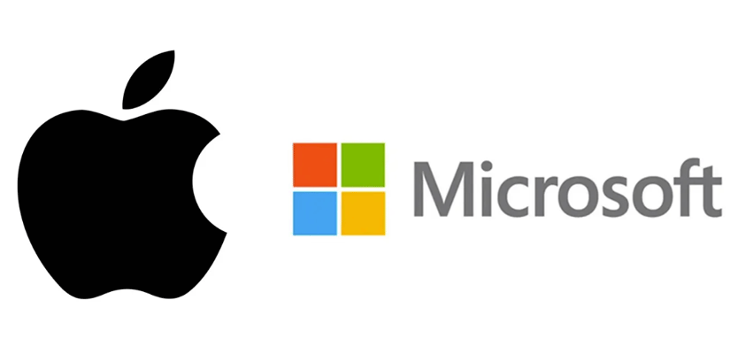 apple microsoft overtakes ai