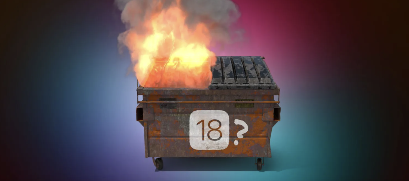 apple AI dumpster fire