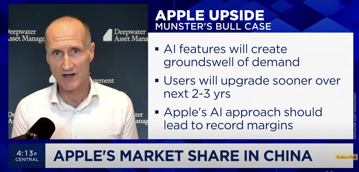 apple 2025 growth munster
