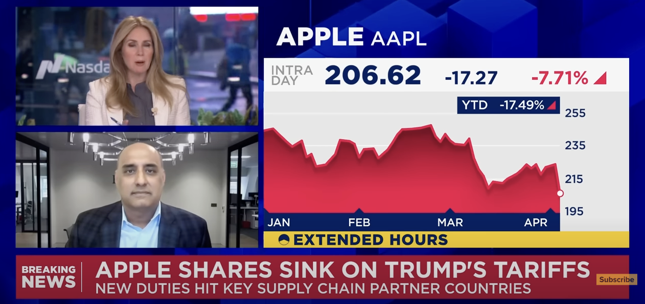 apple tariff daryanani outperform
