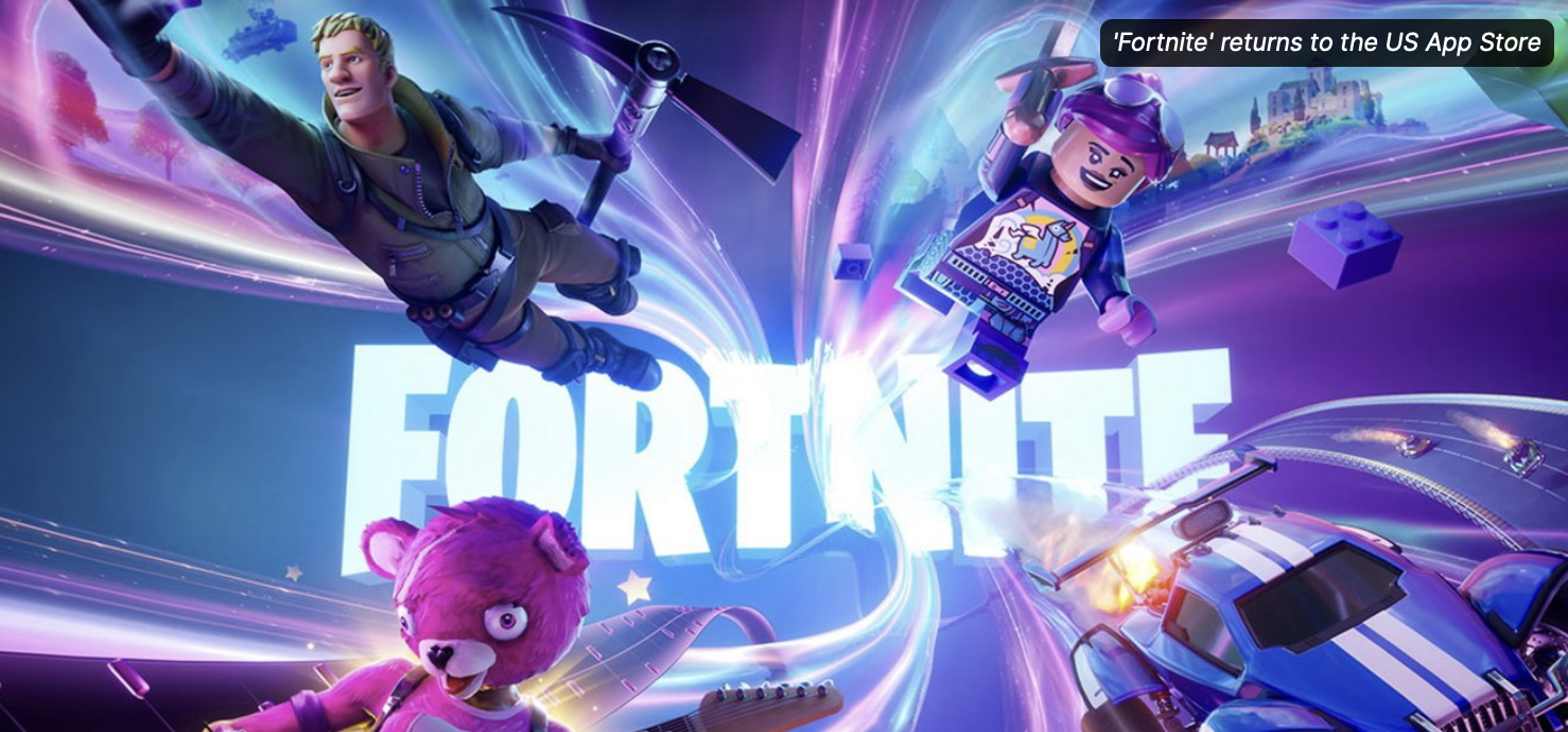 apple epic fortnite restored