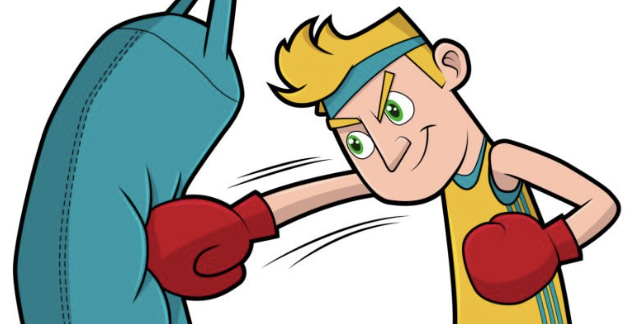 apple trump punching bag