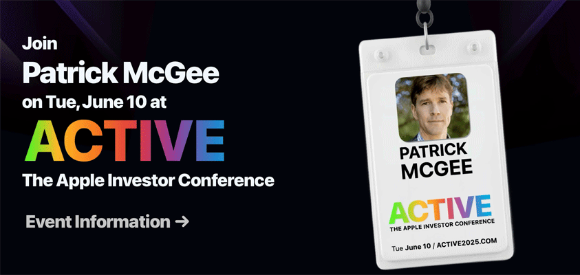 apple investors conference mcgee